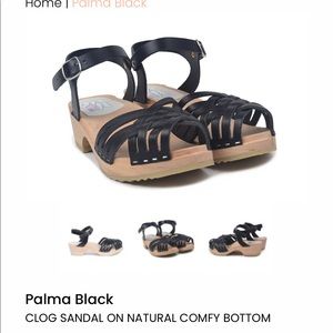 Maguba Palma Black clogs